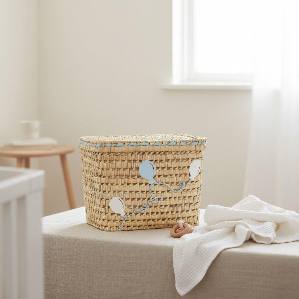 NATURAL STORAGE BASKET - Fully Lined