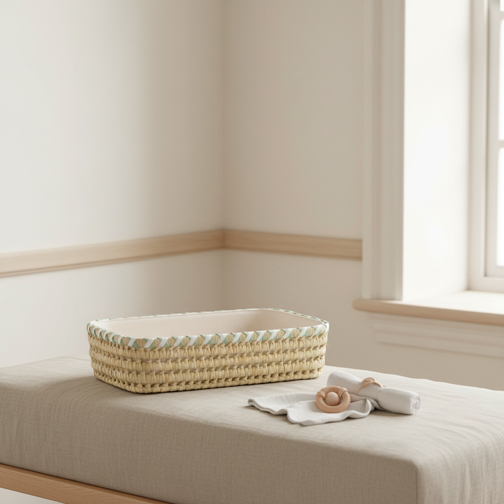 NATURAL MAXI BASKET - Fully Lined