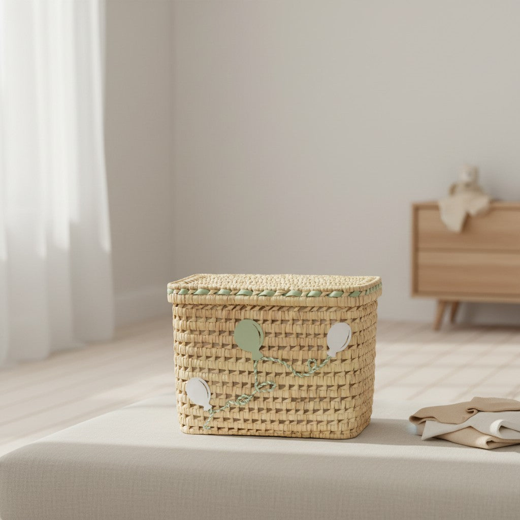 NATURAL STORAGE  BASKET - Fully Lined