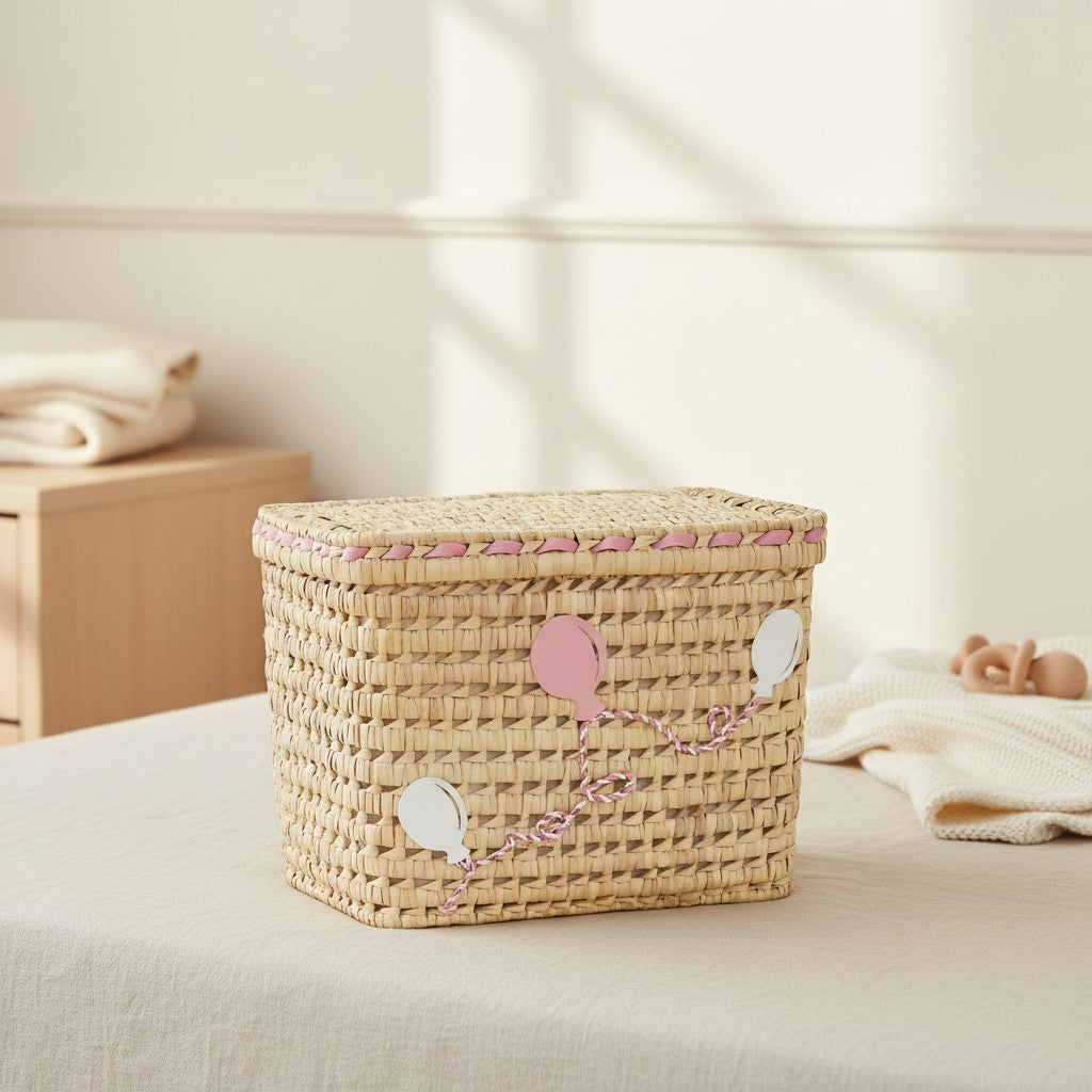 NATURAL STORAGE  BASKET - Fully Lined