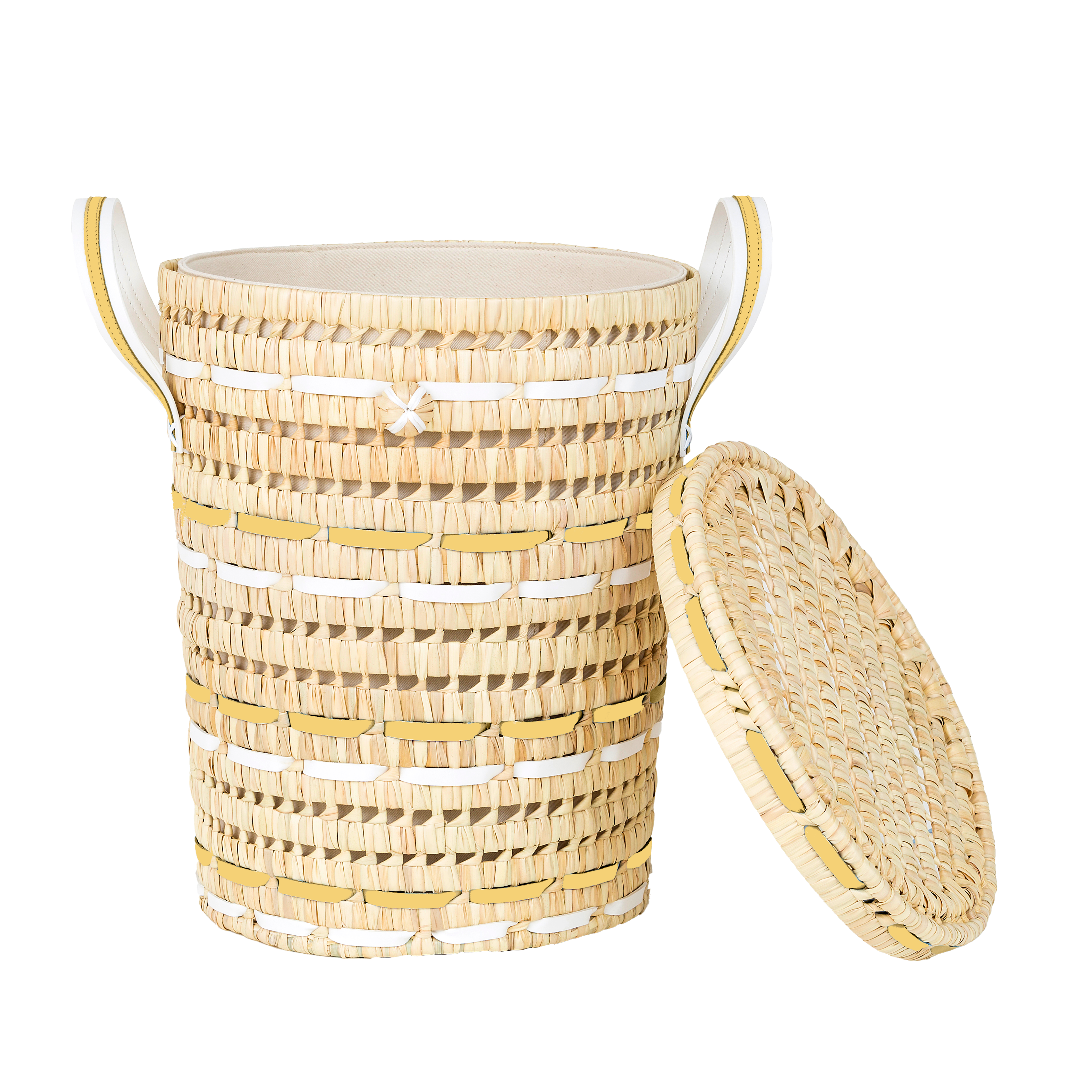 NATURAL LAUNDRY BASKET - Fully Lined