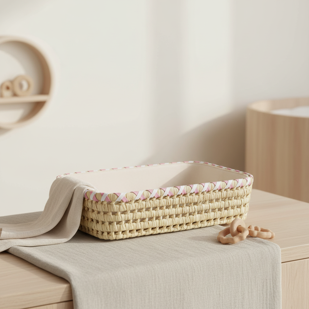 NATURAL MAXI BASKET - Fully Lined