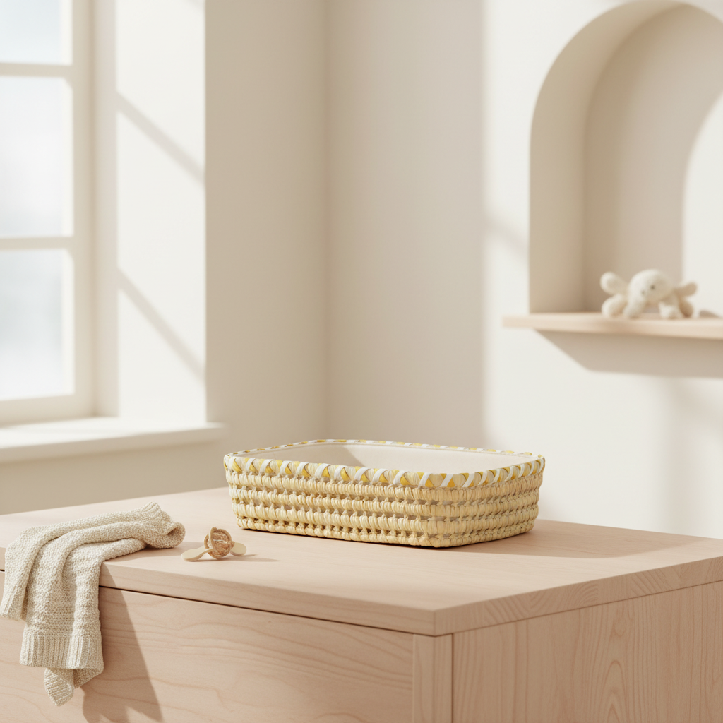 NATURAL MAXI BASKET - Fully Lined