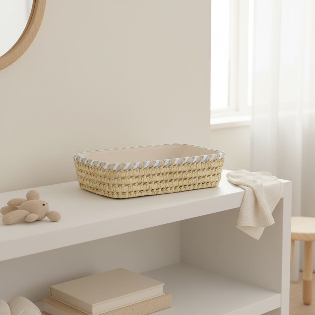 NATURAL MAXI BASKET - Fully Lined