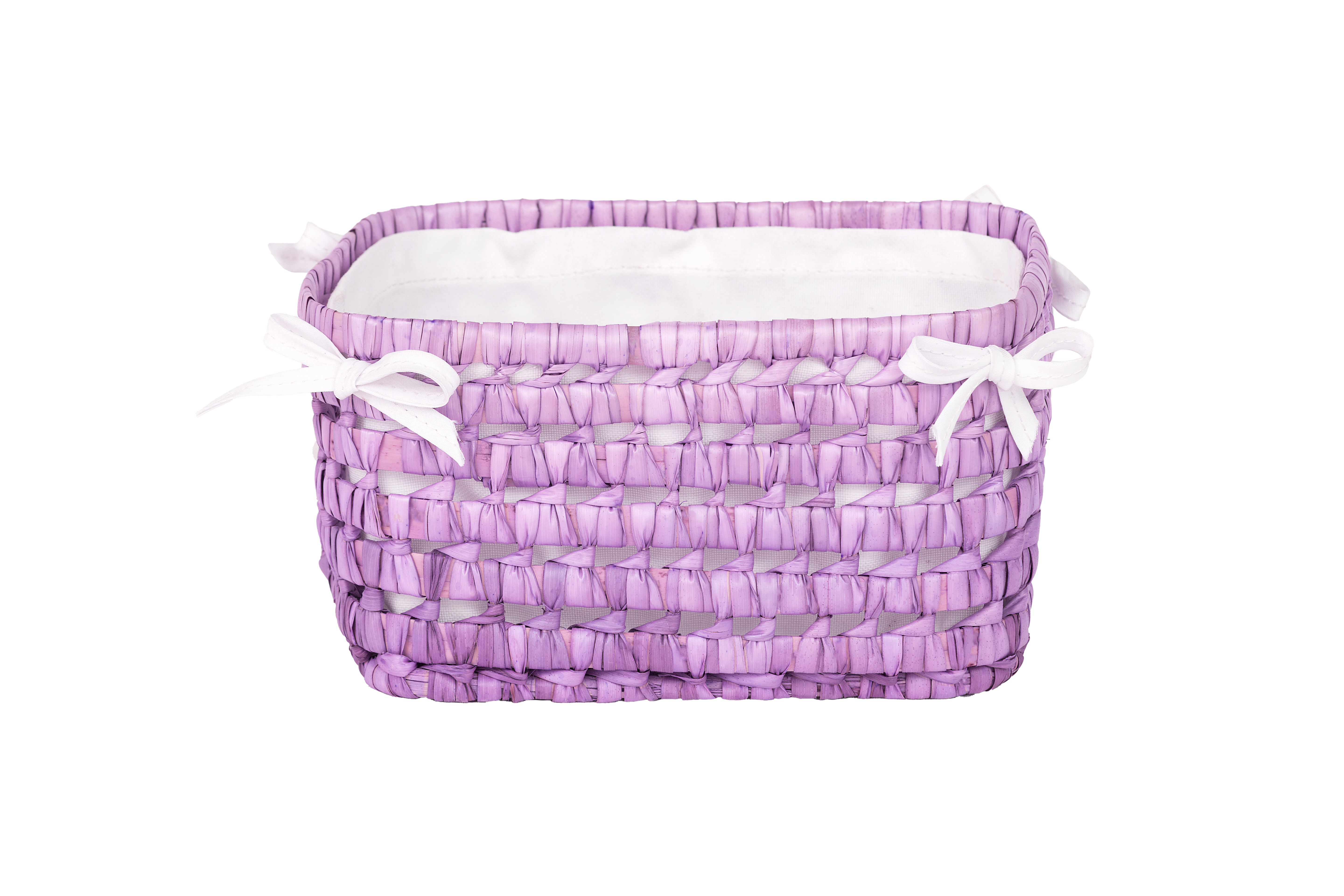 PASTEL RECTANGULAR BASKET - Fully Lined
