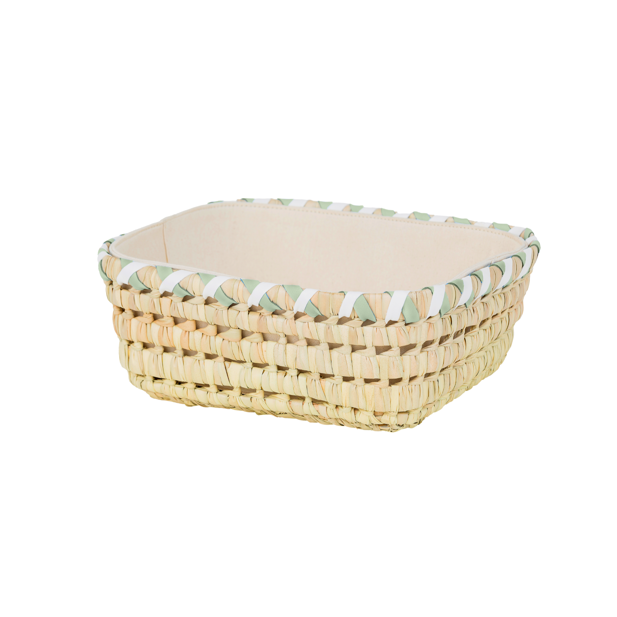 NATURAL MIDI BASKET - Fully Lined